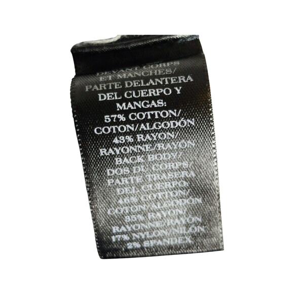 Ann Taylor Size XSP Dress Knit Black and White Spots and Stripes - Picture 6 of 9